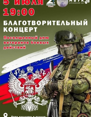 Концерт День ветеранов боевых действий